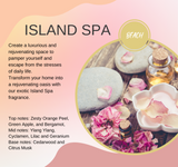 Island Spa Fragrance Chart
