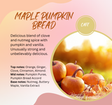 Maple Pumpkin Bread Fragrance Chart