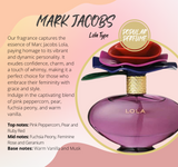 Mark Jacobs Type Fragrance Chart