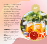 Ruby Citrus Fragrance Chart