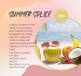 Summer Splice Fragrance Chart