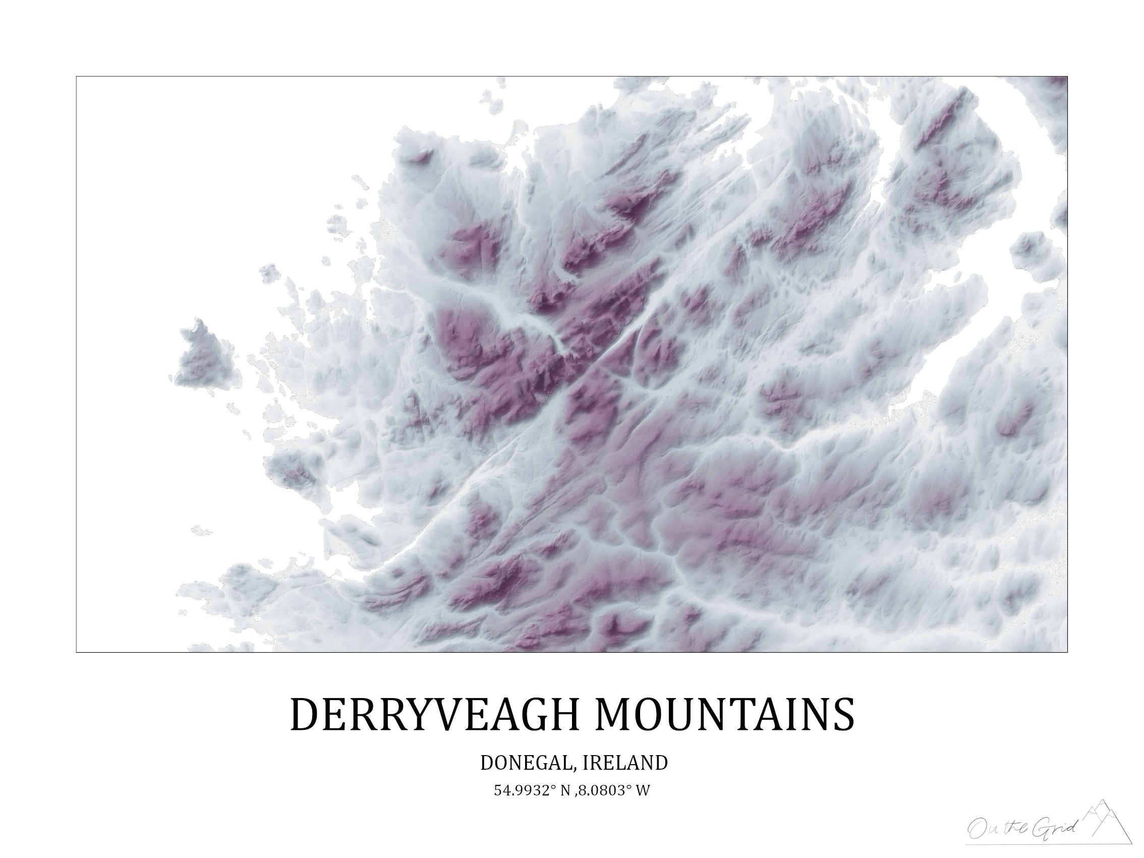 Derryveagh Mountains Poster