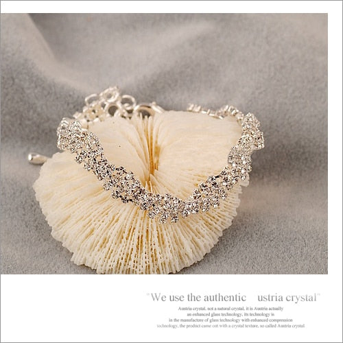 jewelry  fashion delicate full rhinestone bling bracelet female bracelet women gold greek bracelet