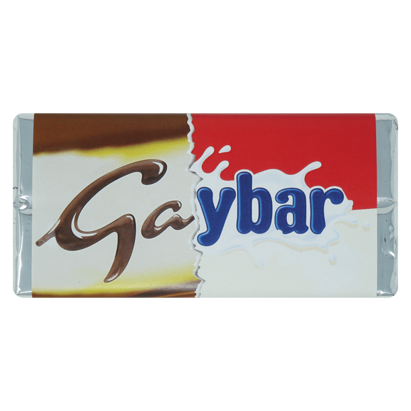 'Gaybar' Rude Chocolate Bar (80g) - Corporate Chocolates product image