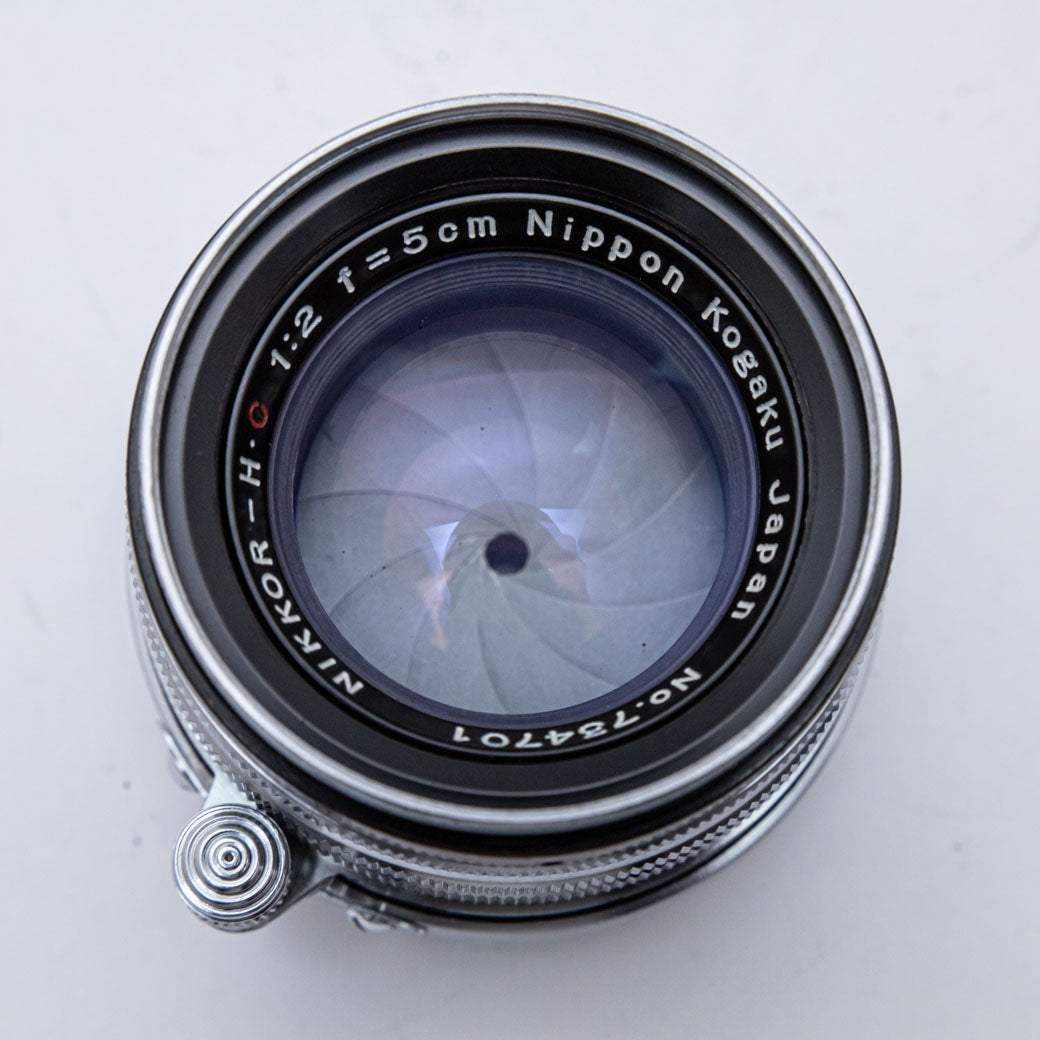 カメラ フィルムカメラ Nikon NIKKOR-H.C 5cm F2 Lマウント 黒帯