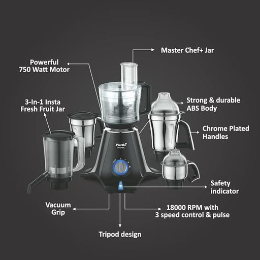  Hamilton Beach Professional 4-in-1 Juicer Mixer Grinder,  Commercial-Grade 1400 Watt Motor, 120V, 3 Leakproof Jars, For Wet and Dry  Spices, Chutneys and Curries, Engineered in India & USA (58770): Home 