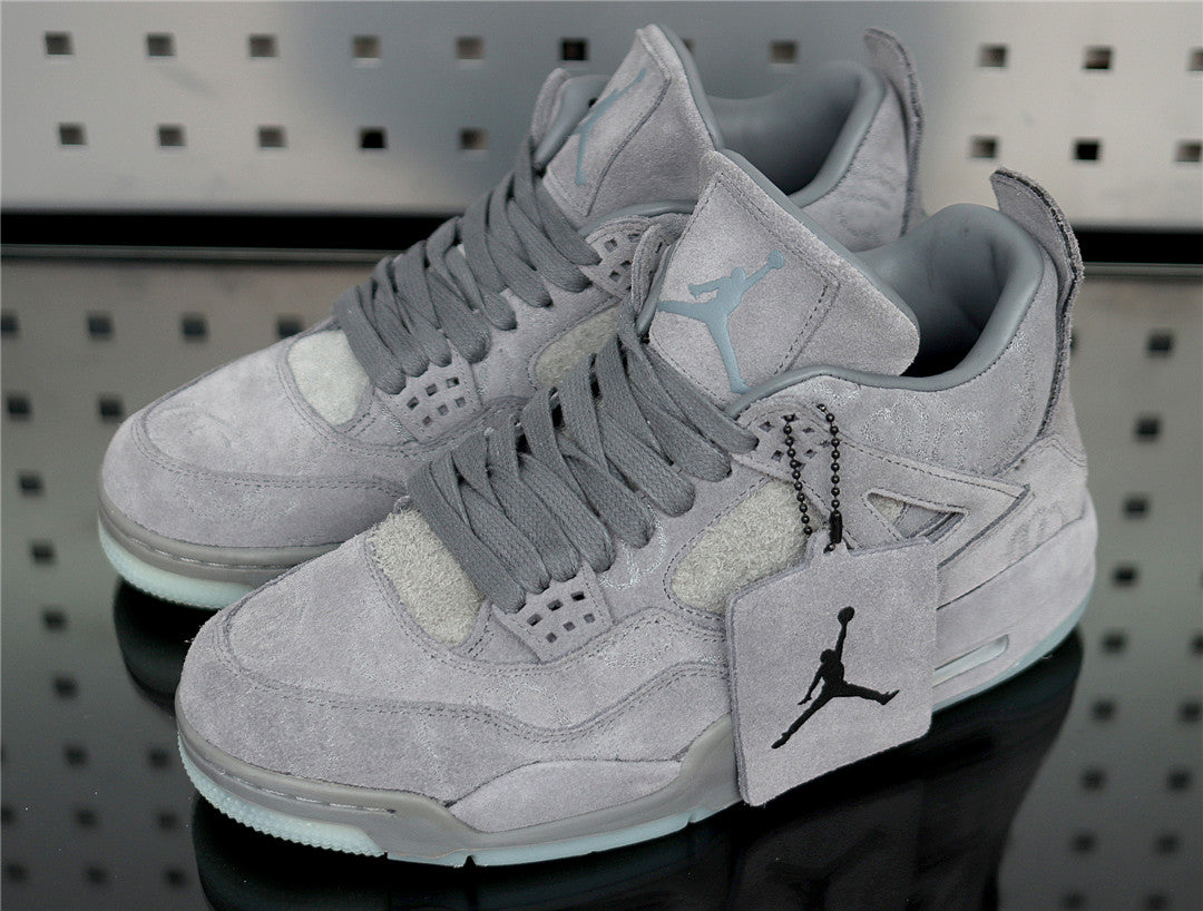 Kaws x Air Jordan 4 930155-003 Cool Grey 36-47