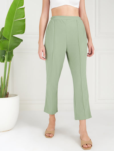 Buy icecoolfashion Womens High Waist Skinny Stretch Pedal Pushers Cropped  Trousers Ladies Work Office Crop Capri Pants Formal 34 Length 822 Online  at desertcartINDIA