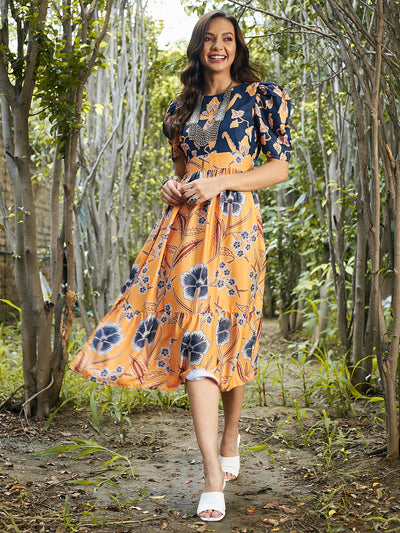 Athena Black Floral A-Line Maxi Dress – Athena Lifestyle