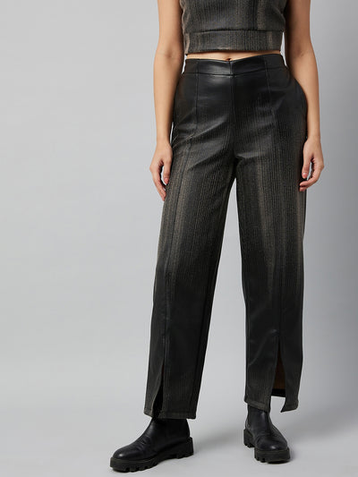 Stradivarius Petite satin trousers in black  ASOS