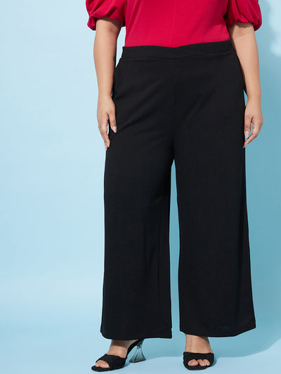 Striped Flared Parallel Trousers  Crimsoune Club