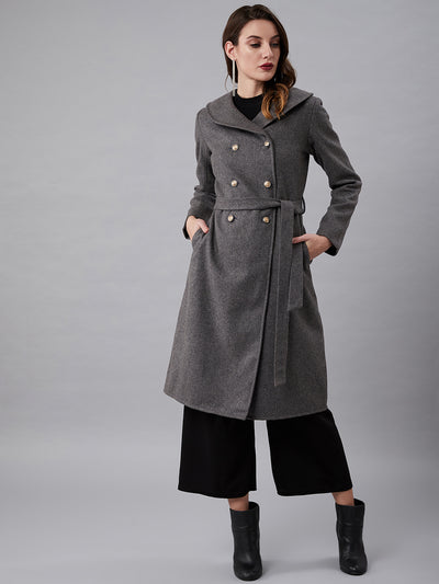 Women Maroon Trench Coat Double Breasted Pocket Pea Coat Women Overcoat Women  Coat Women Winter Coat Women Jacket -  Hong Kong