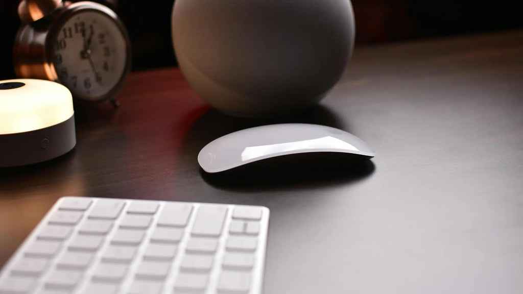 apple magic mouse sleek design presented on a table