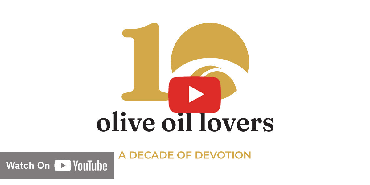 olive oil lovers 10 logo a decade of devotion watch on youtube video link