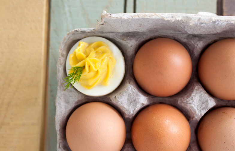 Creamy Garlic Dijon Deviled Eggs Recipe