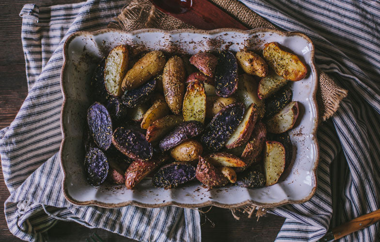 Roast Fingerling Potatoes with Rosemary