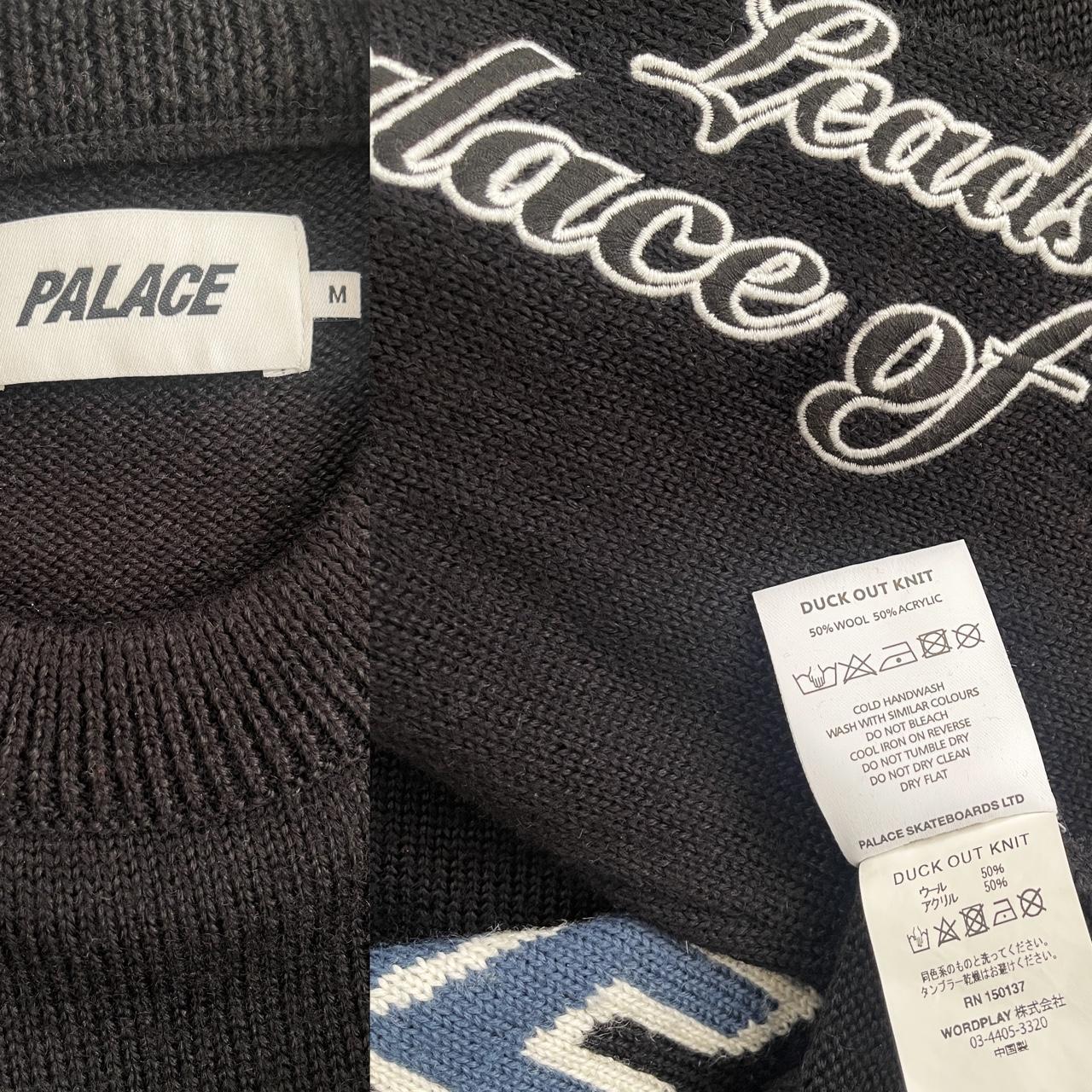 Palace Duck Out Knitted Jumper – The Holy Grail