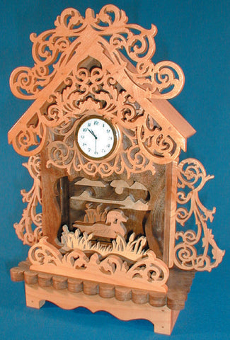 Advanced scroll saw clocks 5 original antique designs