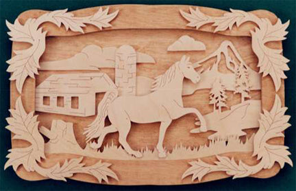 Country Horse Homage Fretwork Patterns