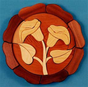 Lily Intarsia Scrollsaw Pattern – Scrollsaw.com