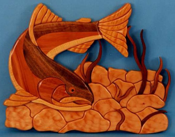 Rainbow Trout Intarsia Pattern – Scrollsaw.com