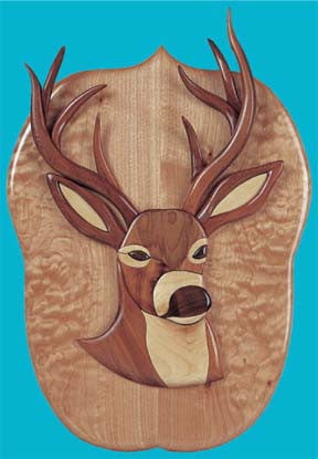 Trophy Buck Intarsia Patterns – Scrollsaw.com