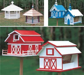 28 Bird House &amp; Feeder Woodworking Plans on CD â€