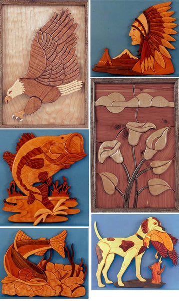 Intarsia Scroll Saw Projects Pattern Collection 