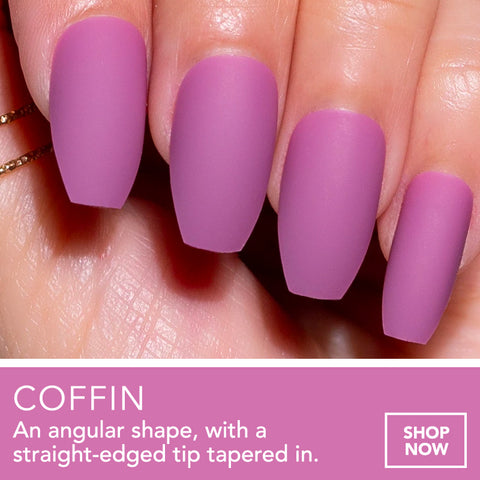Here's How To Pull Off A Coffin Shape For Short Nails