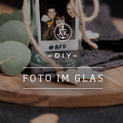 DIY: Foto im Glas