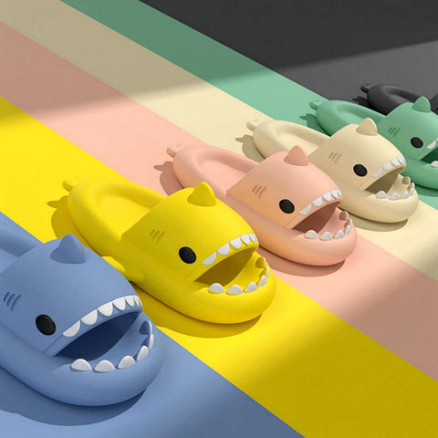 coloured shark slides