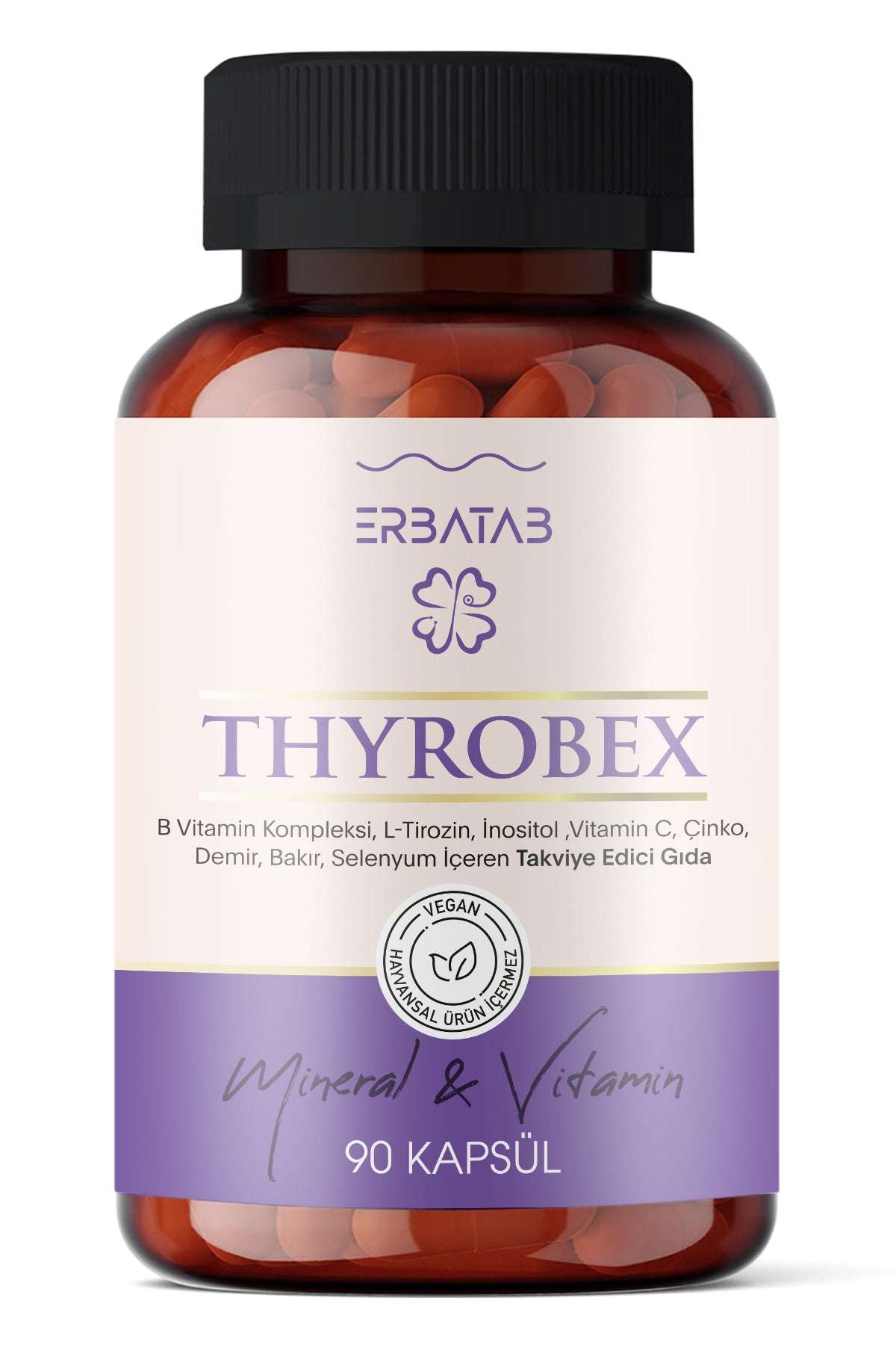 Erbatab Thyrobex Multivitamin 90 Kapsül - Erbatab Store product image