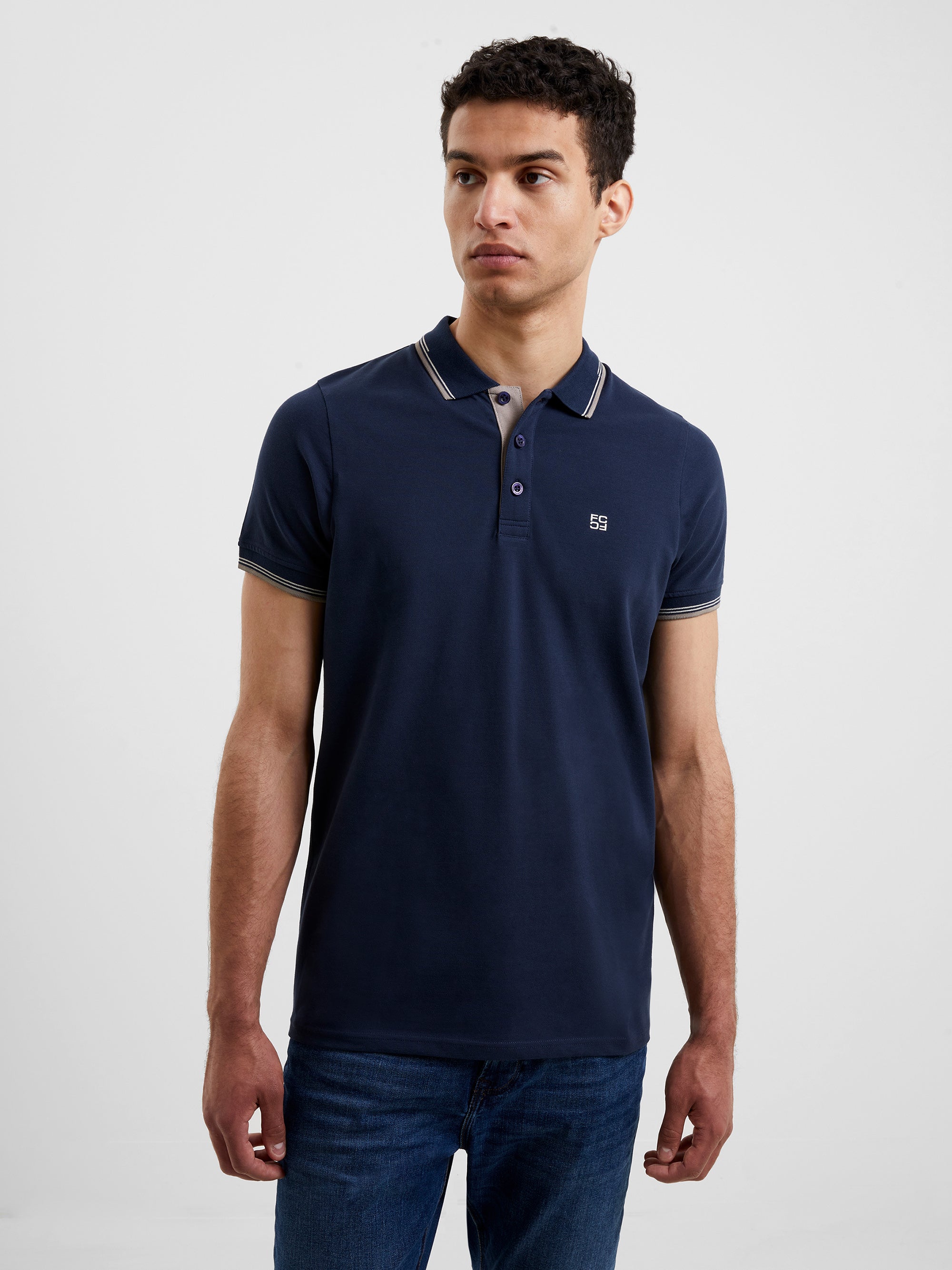 Cremflats Polo Shirt Blue Nights