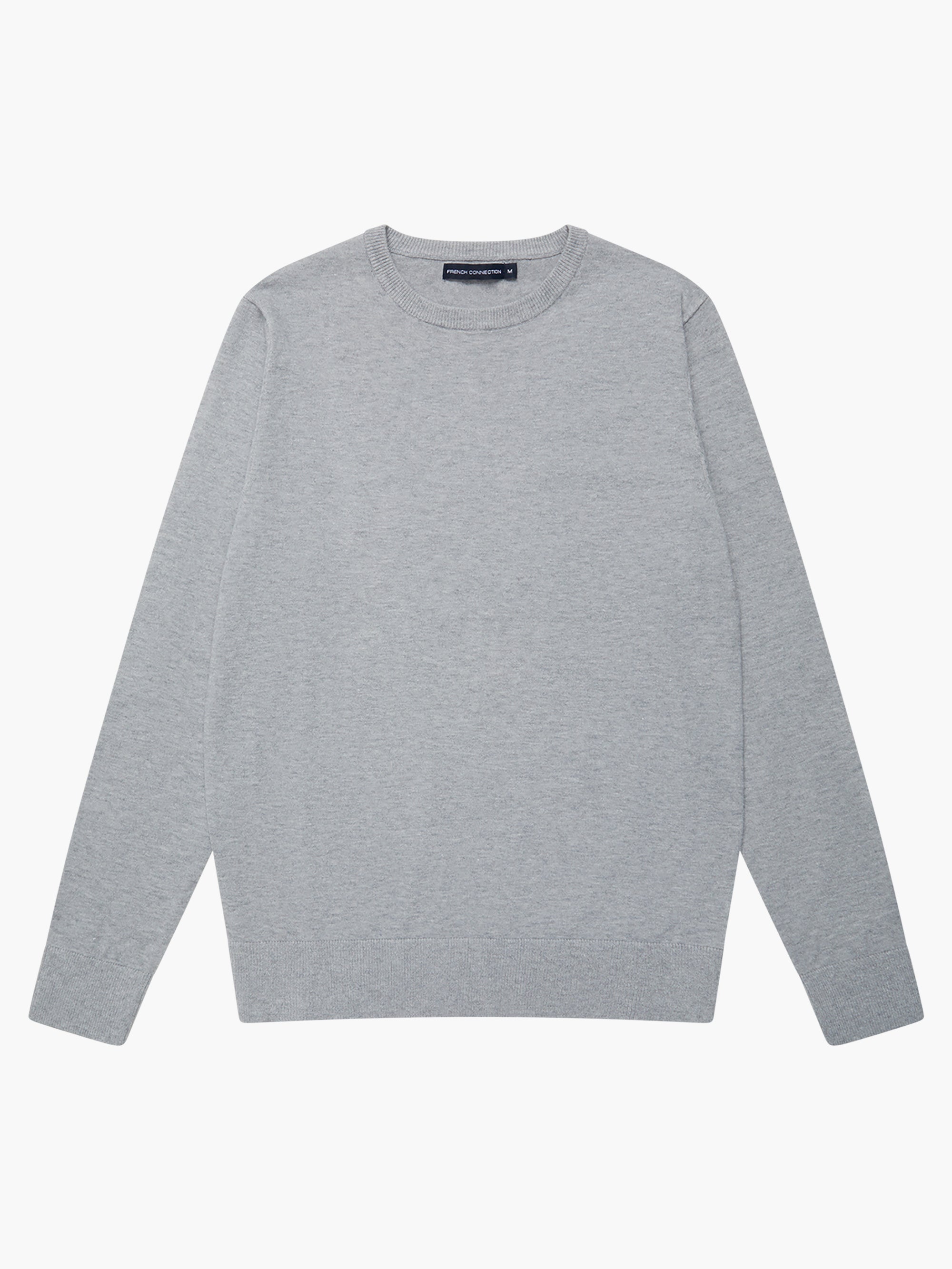 supersoft crew jumper light grey mel