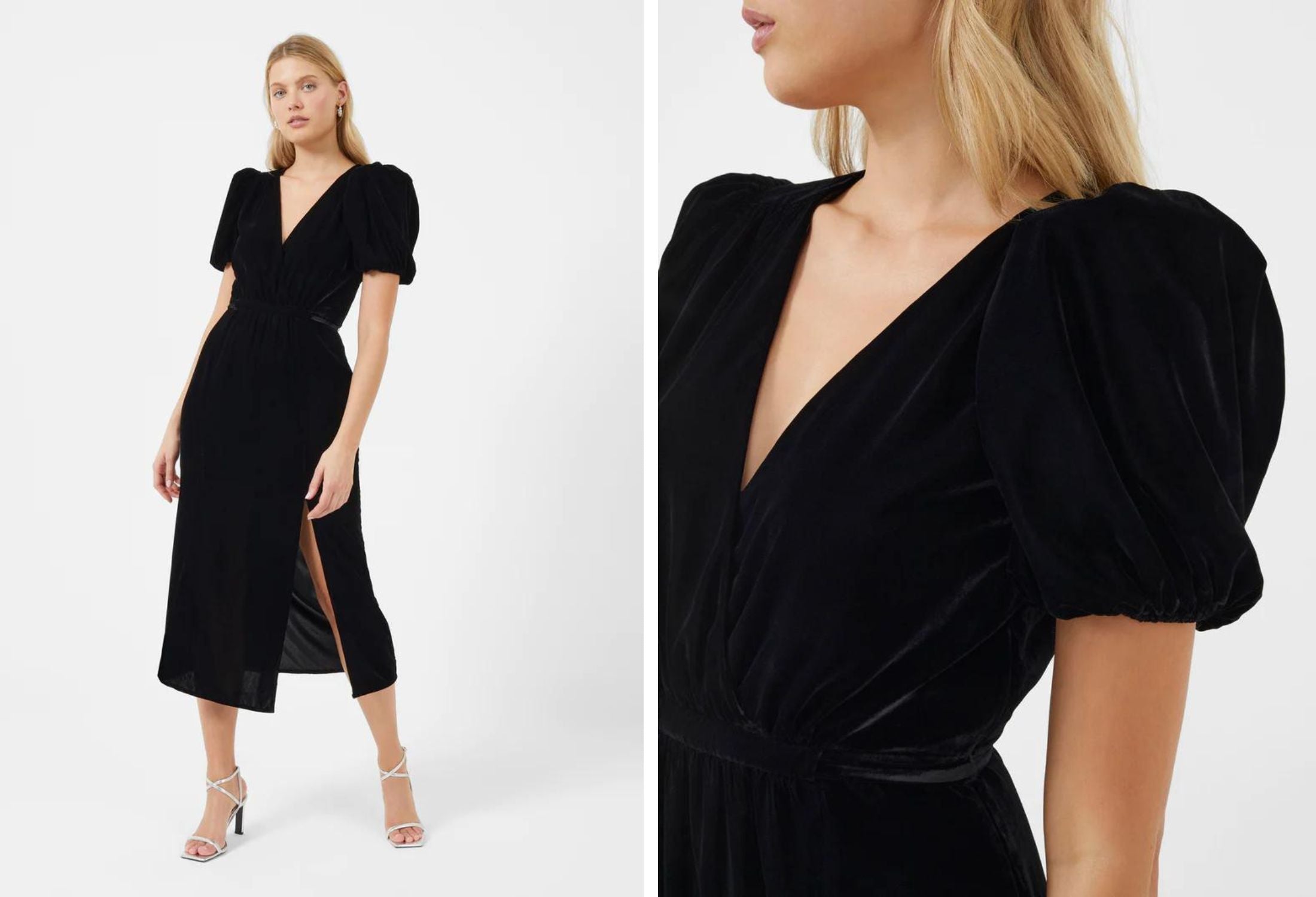 Ilavia Velvet Midi Dress