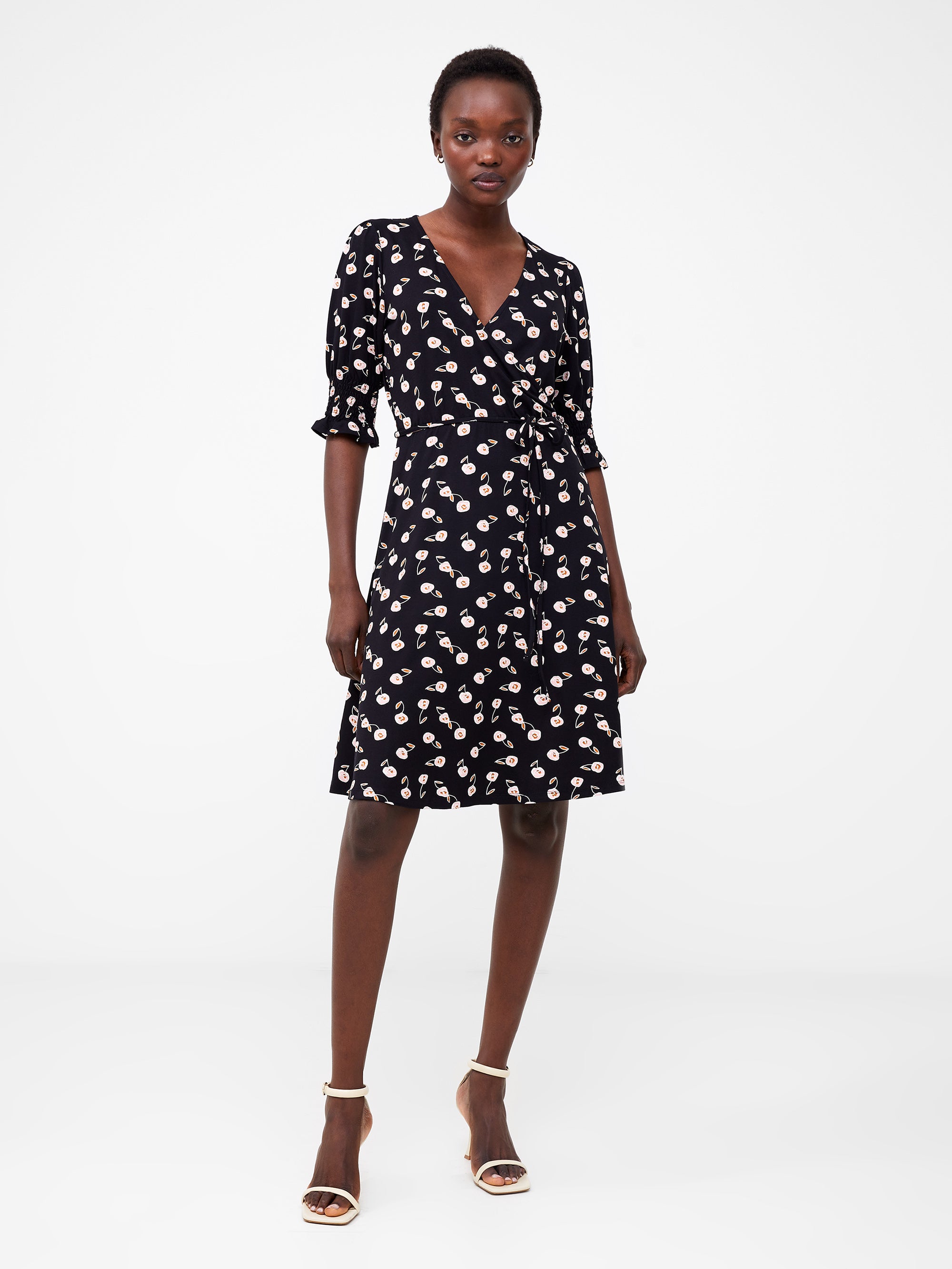 Meadow Jersey Francine Dress Moonless Night Multi