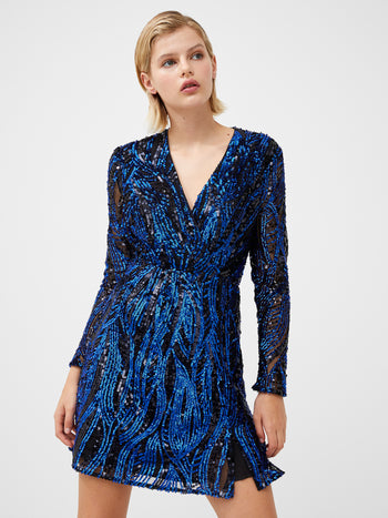 Women's SEQUIN MINI DRESS by KARL LAGERFELD | Free Shipping and Returns