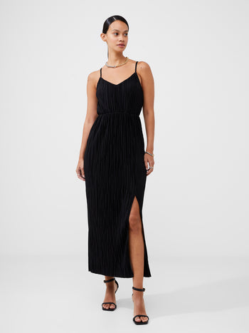 Shimmer Jersey Dress Maxi French | Black Connection UK