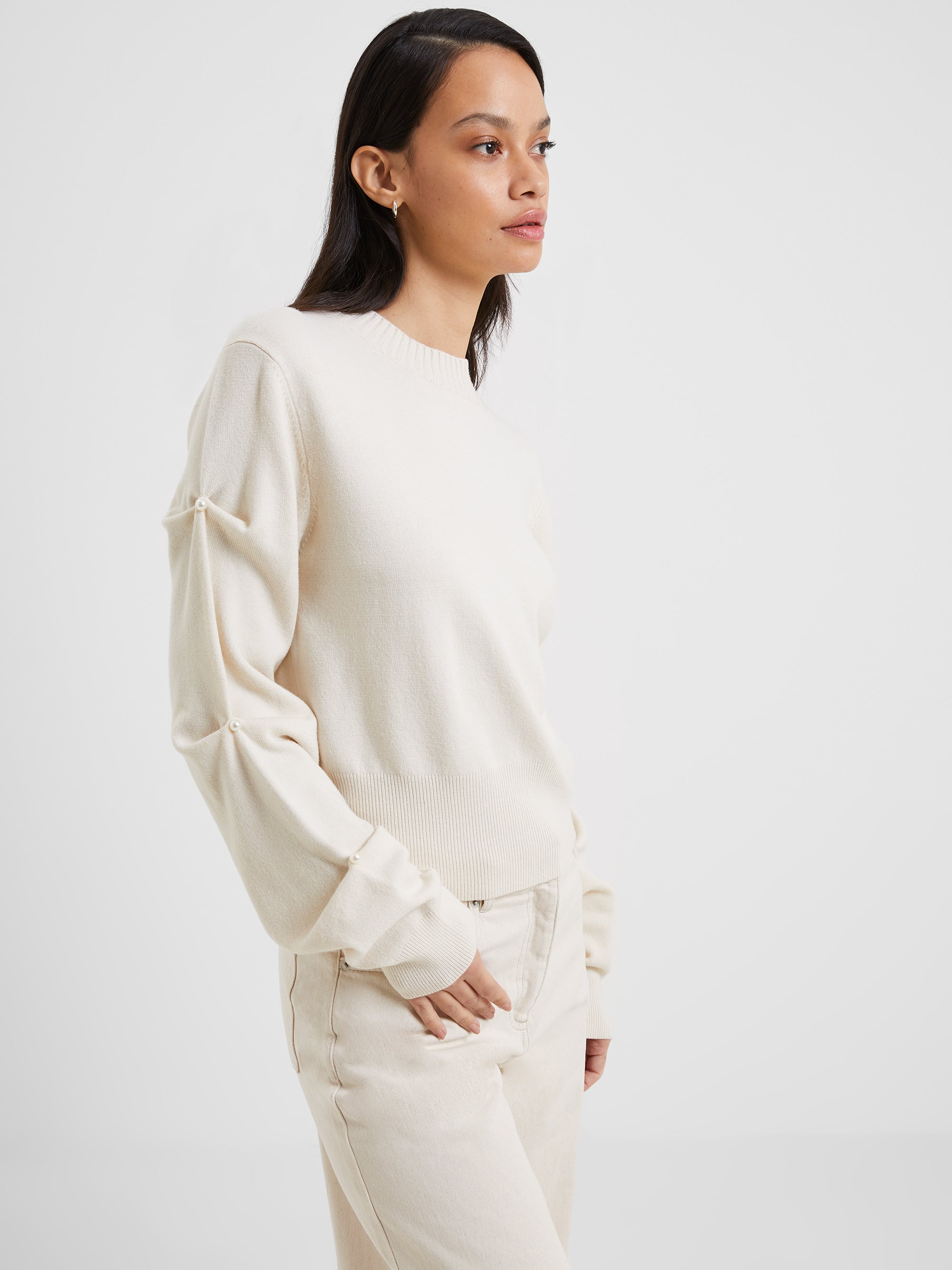 Babysoft Pearl Sleeve Jumper Classic Cream product