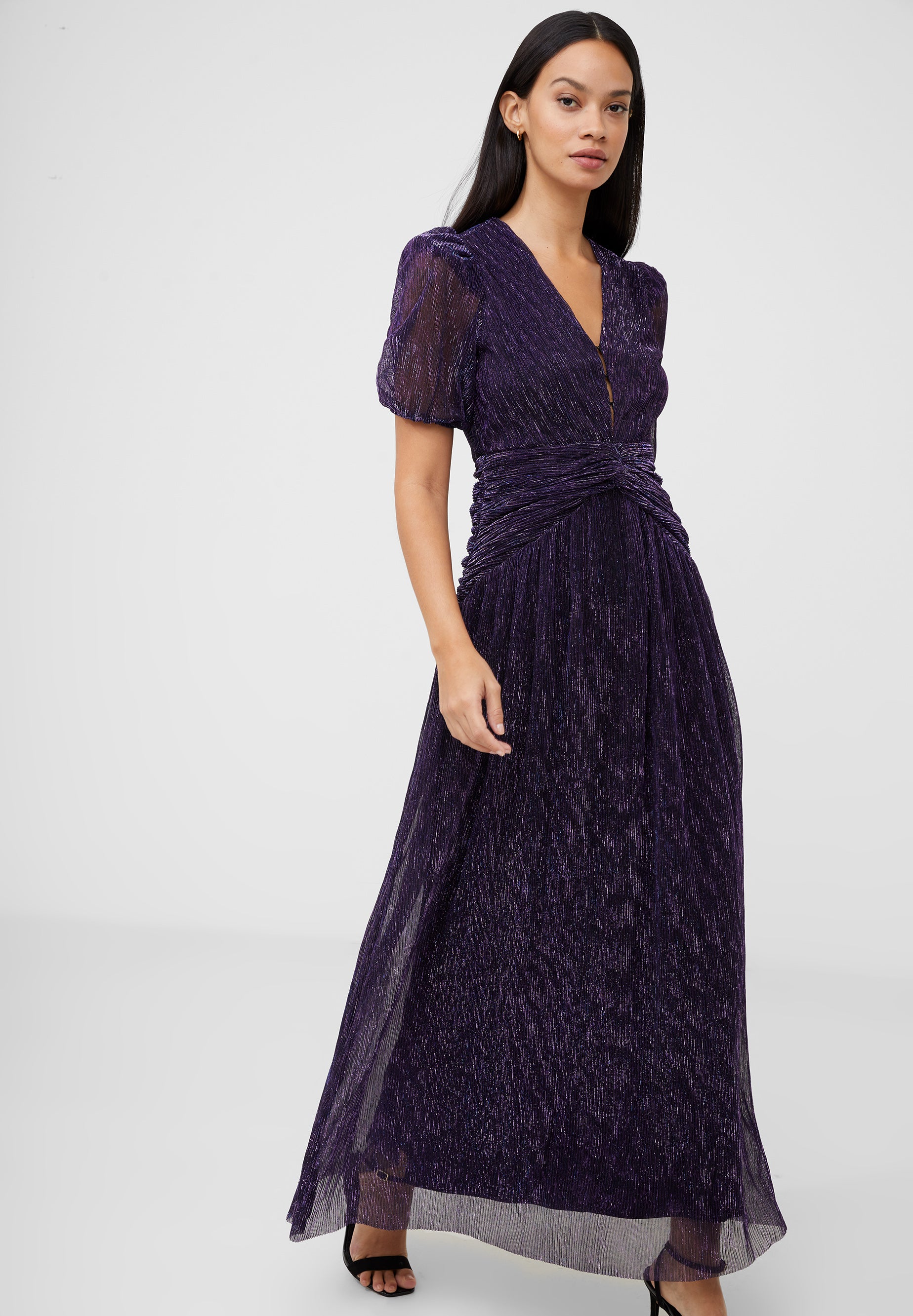 Sparkle Maxi Dress Purple