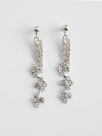 925 Sterling Silver Moissanite Diamond Dangle Diamante Drop Earrings  Elegant Wedding Jewelry Set For Women By GRA VVS From Fashion_dream888,  $28.15 | DHgate.Com