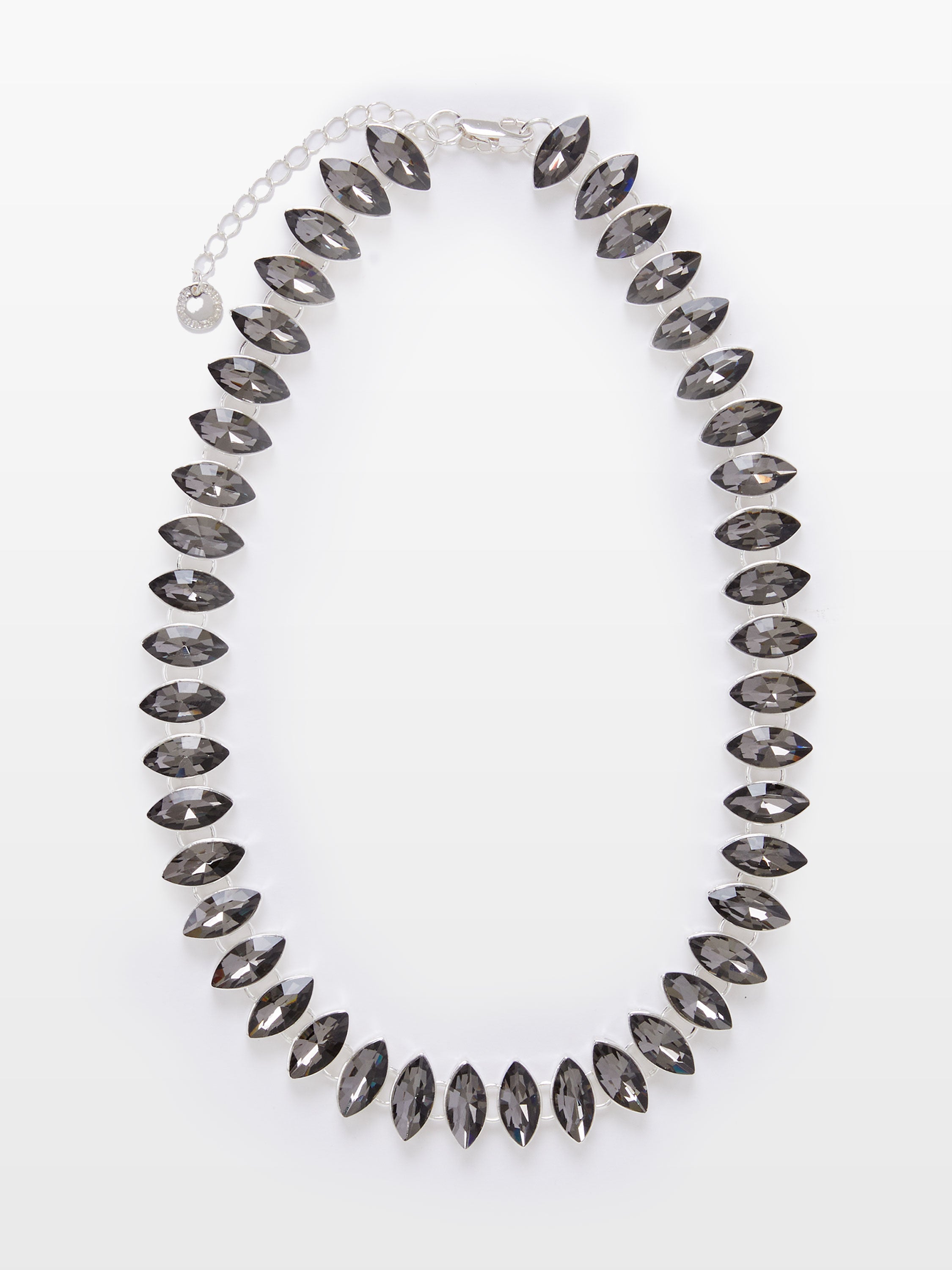 Oval Crystal Necklace