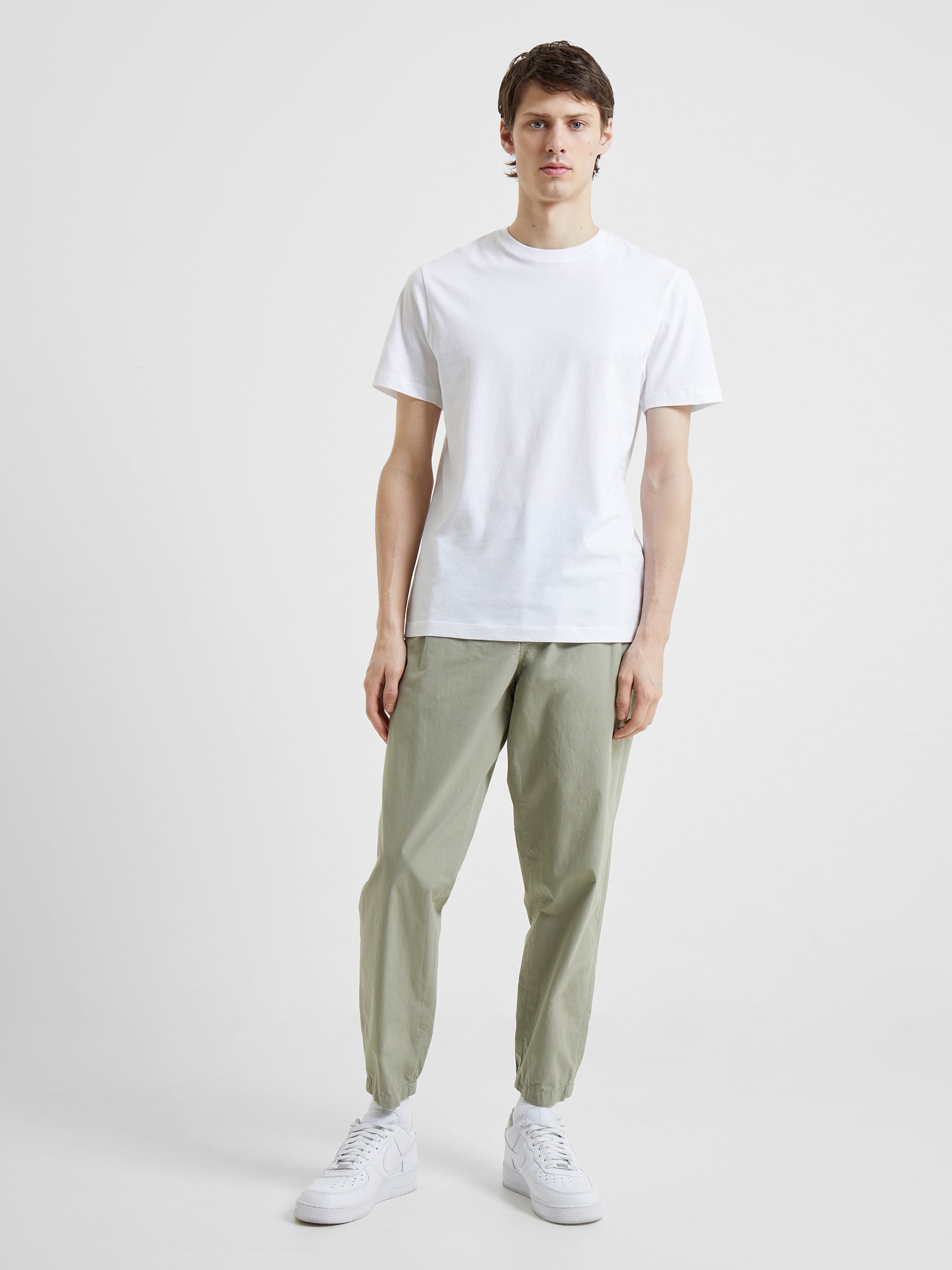 Military Cotton Tapered Chino Trousers