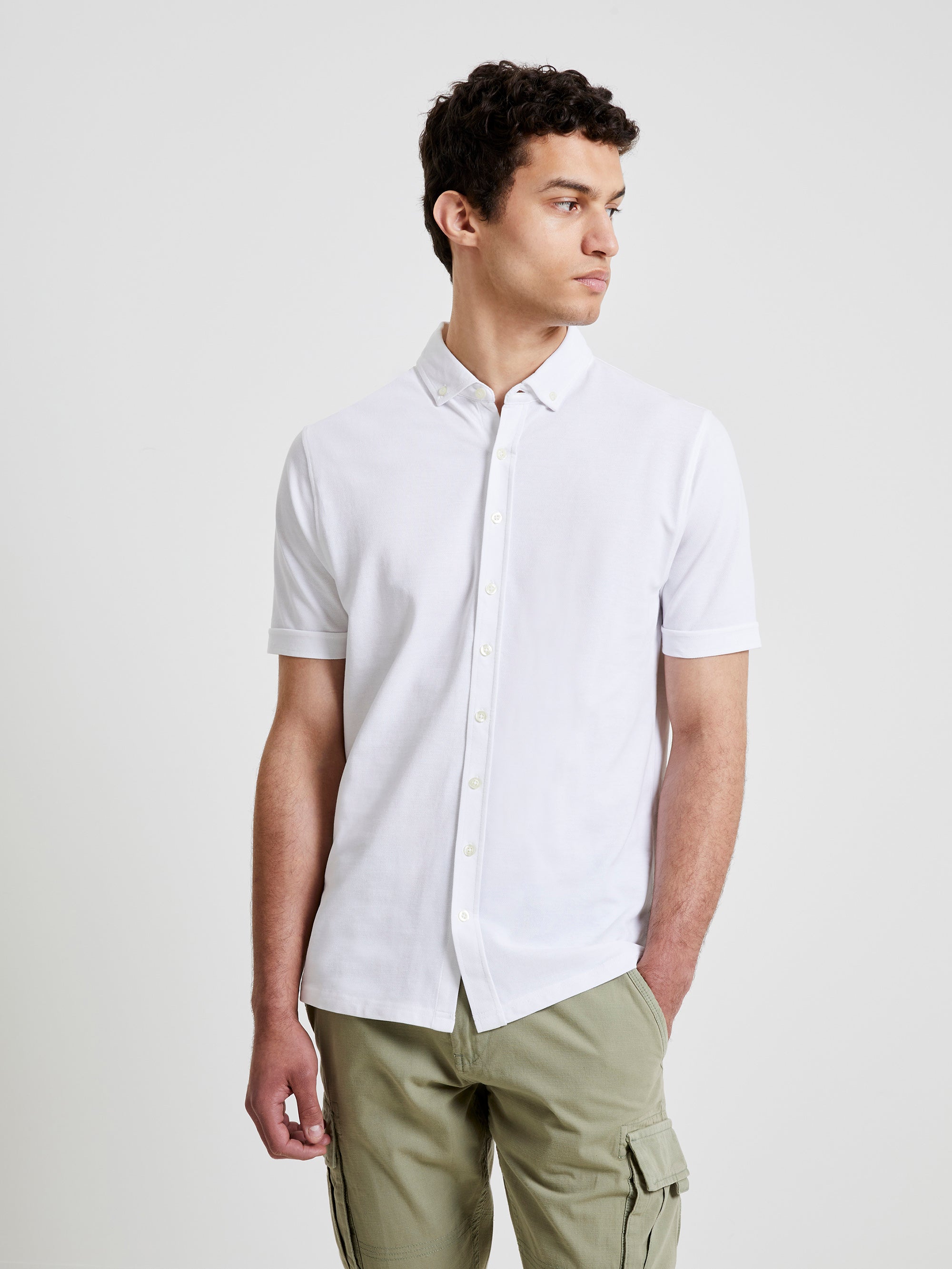 Pique Oxford Shirt