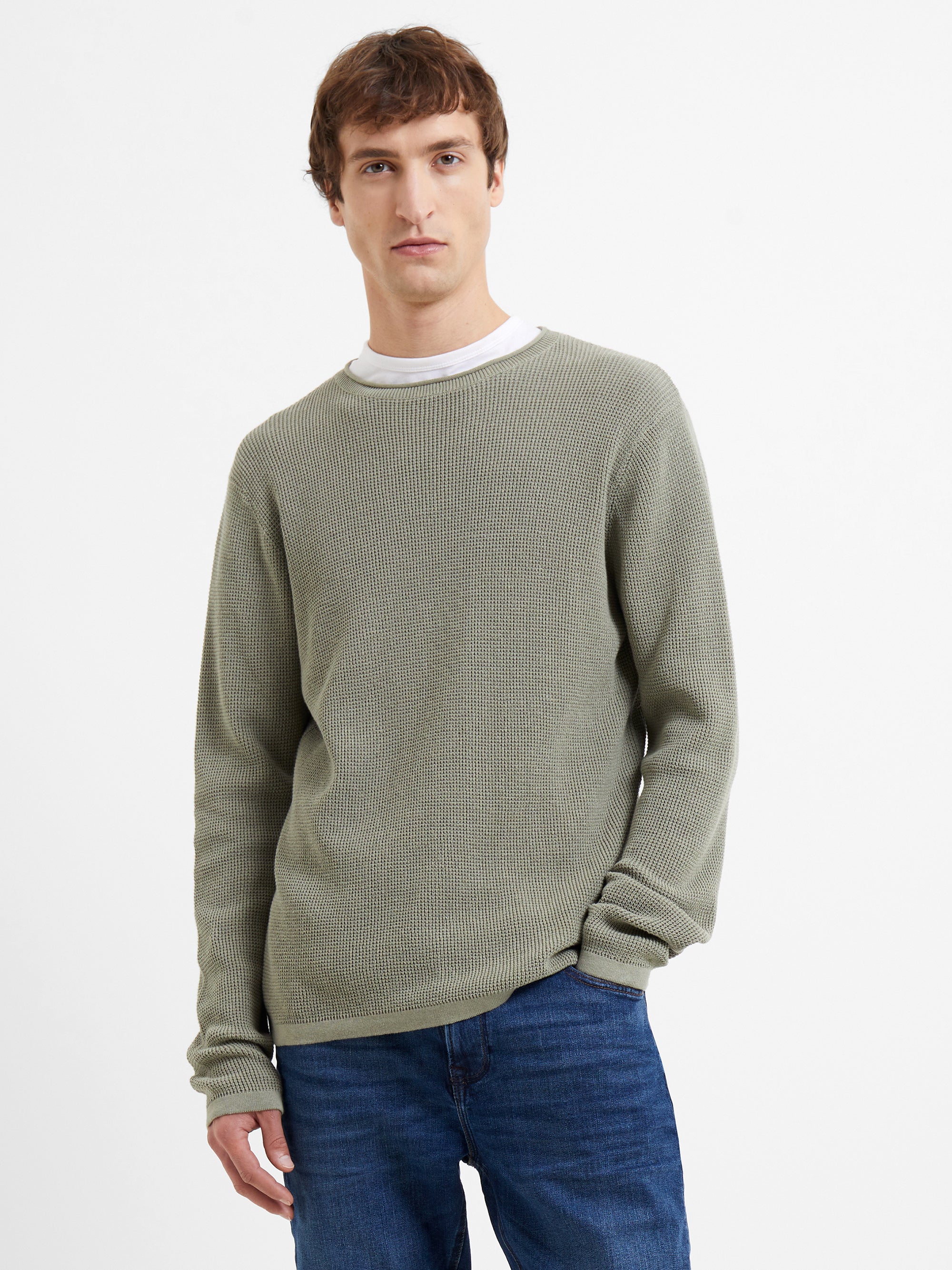 Waffle Micro Knit Jumper