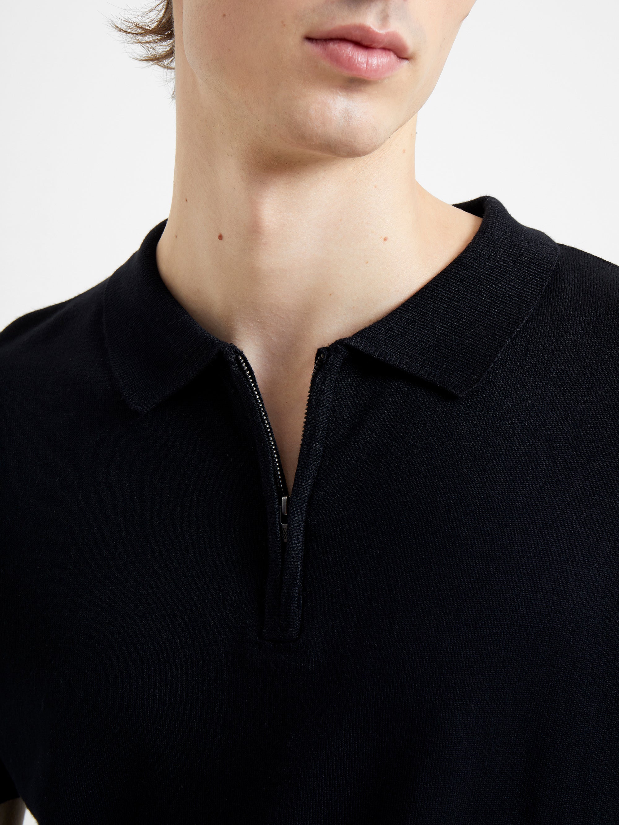 Half Zip Polo Shirt