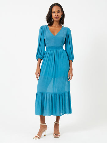 Cora Pleated Midi Dress