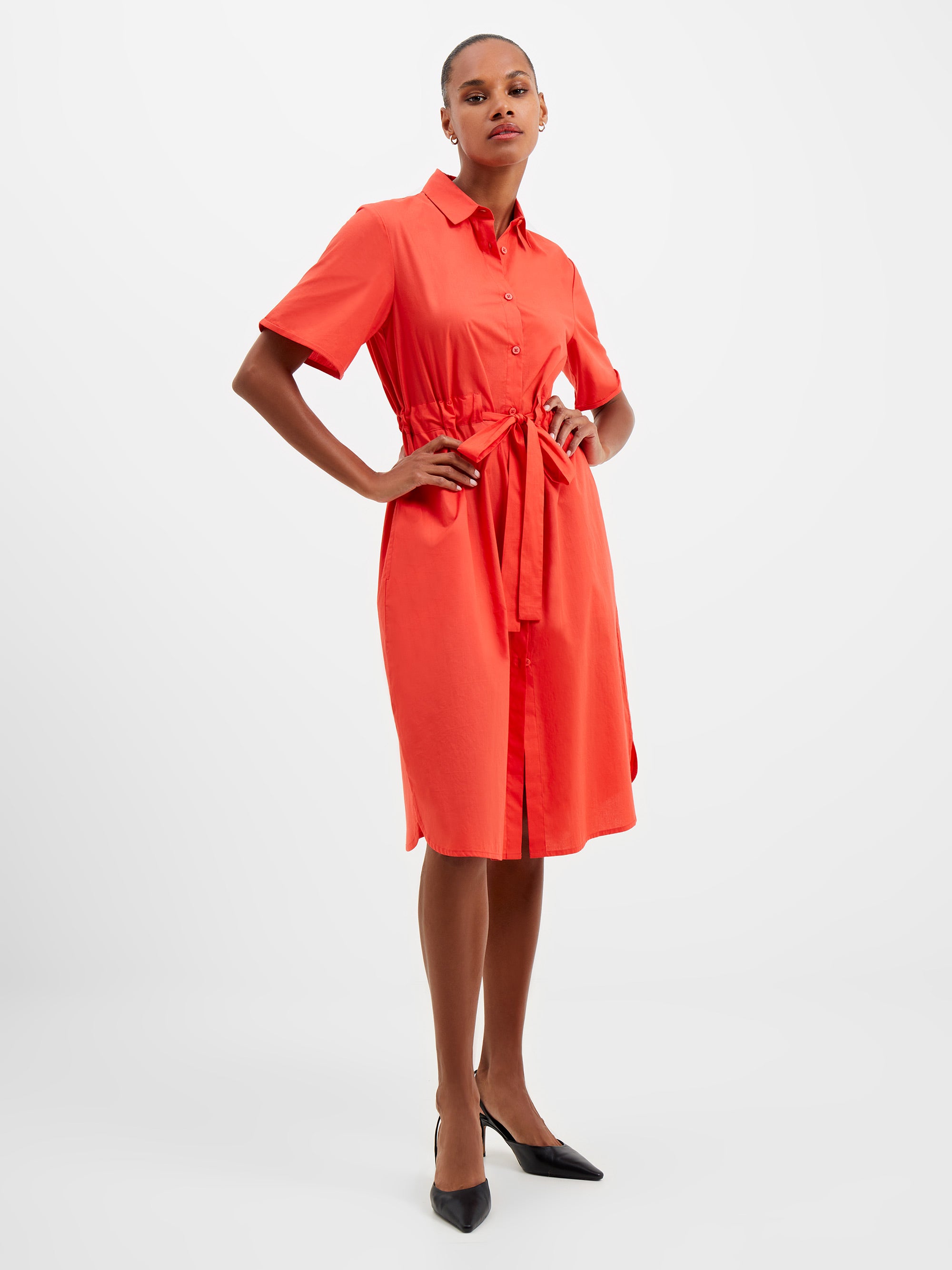 Rhodes Poplin Shirt Dress