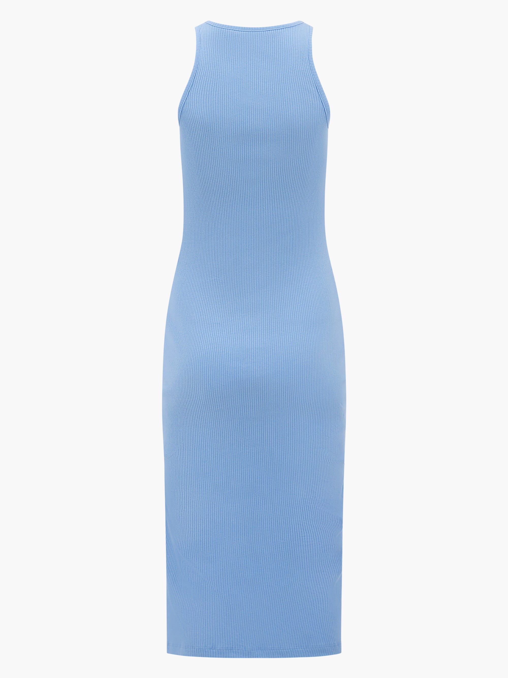 Racer Ribbed Dress CORNFLOWER | French Connection UK