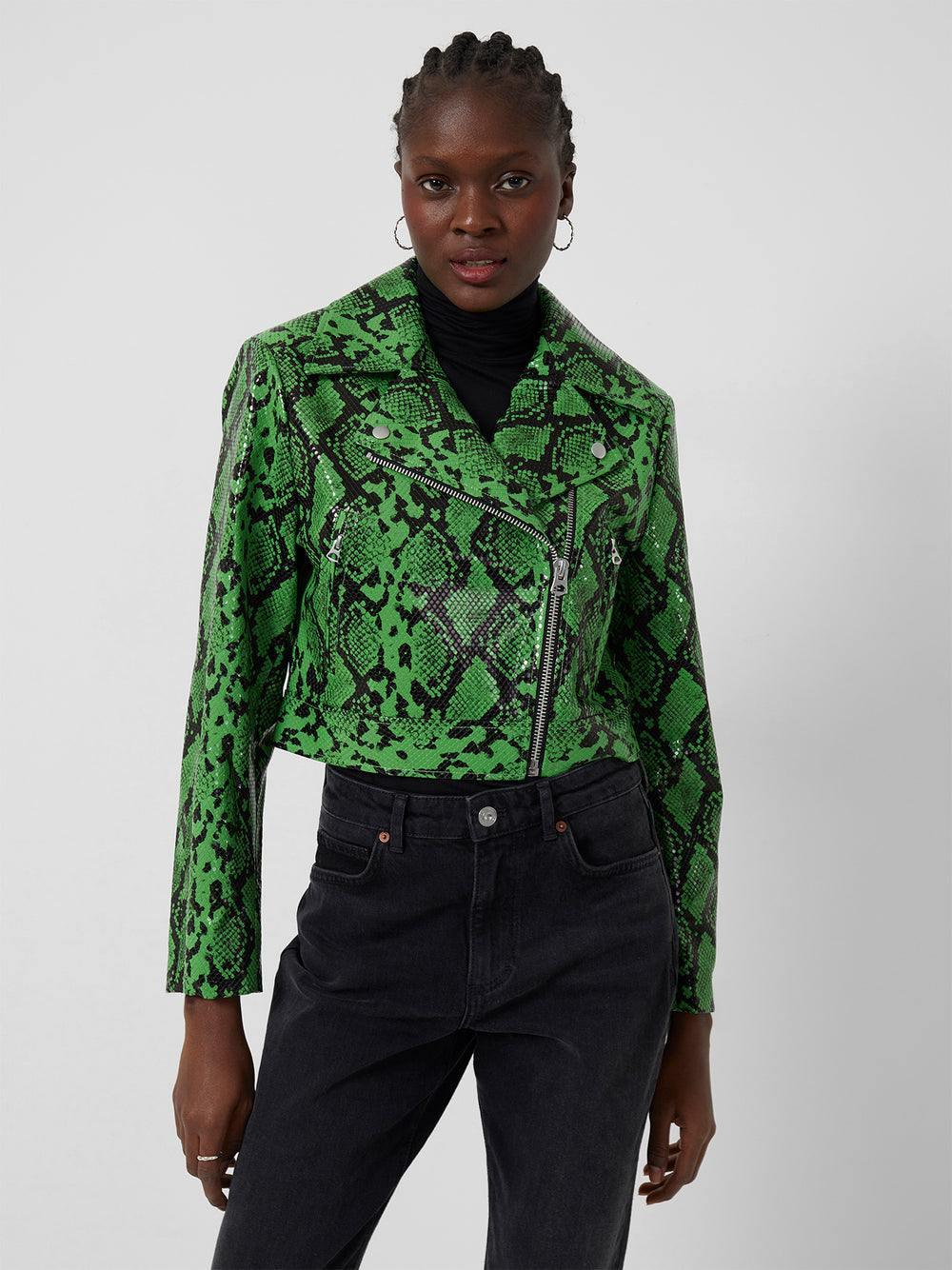 lime green snakeskin jacket